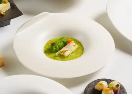 YUAN plant-based menu