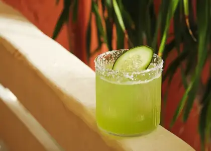 Limewood margarita drink