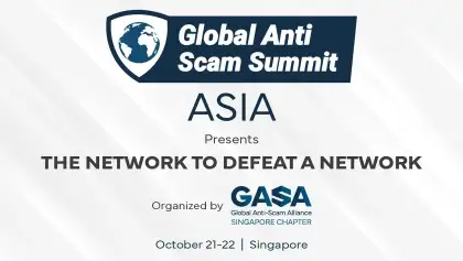 'Global Anti-Scam Summit Asia' Event Poster