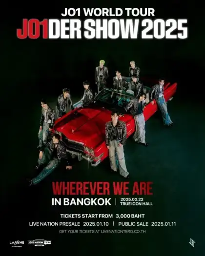 JO1 WORLD TOUR JO1DER SHOW 2025 'WHEREVER WE ARE' IN BANGKOK