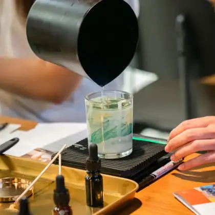 7 Marbled Candle Workshop