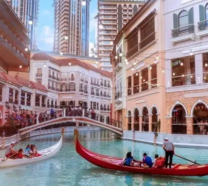 Venice Grand Canal Mall actual image of the location