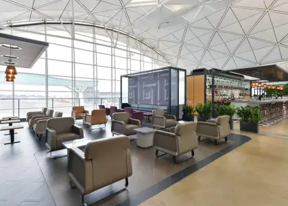 Qantas Reopens Hong Kong Airport International Lounge