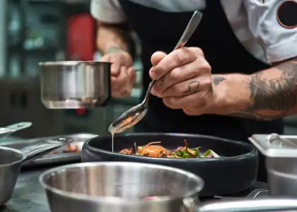 Close up photo of chef hands with several tattoos 2021 09 03 20 52 41 utc