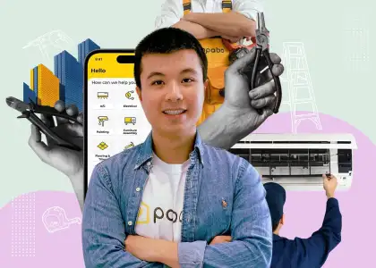 Elevator Pitch Andy Wong Founder of Home Improvement Platform Papabo Header