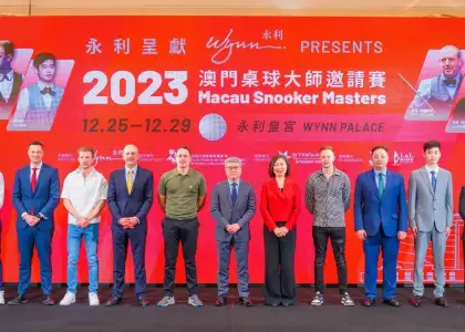 Macaus First Ever Snooker Masters Hosted at Wynn Macau on December 25 29