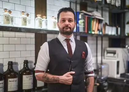 Volkan Ibil at Island Shangri La HK for Asia 50 Best