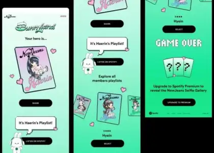 Spotify New Jeans Unveil Immersive Bunnyland Experience Header