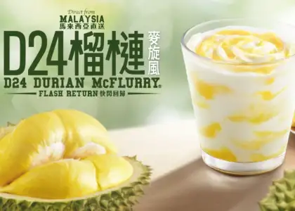 Limited Edition Durian Mc Flurry Returns to Mc Donalds HK and Macau