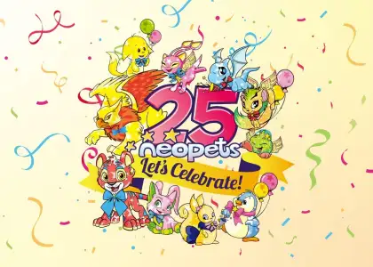 Neopets 25 Anniversary Pop up poster
