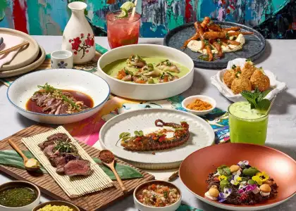 2024 Hong Kong Art Week Eats Uma Notas Vibrant South American Menu header