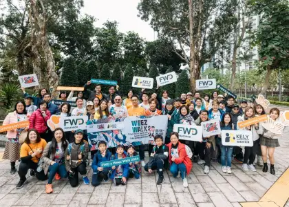 FWD Hong Kong Employees Advocates for Mental Health at Weez Walk 2024
