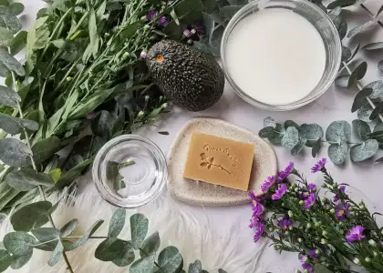 Organic soap HK Unscented Goat Milk Soap with Avocado Oil Lanolin