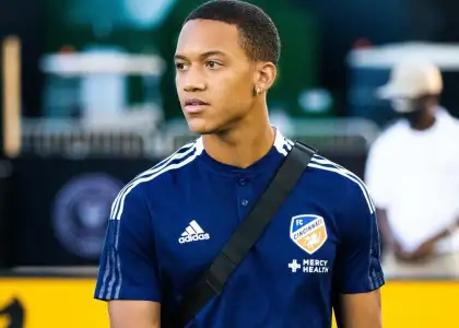 Calvin Harris the Hong Kong and Adidas Footballer Playing for FC Cincinnati 1