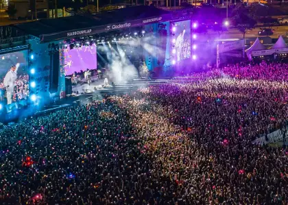 Clockenflap harbourflap stage