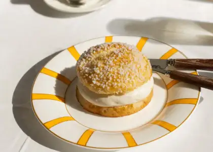 Tarte Tropezienne a La Bergamote