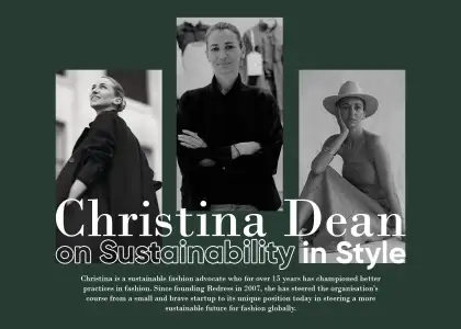Earth Friendly Fashion Redress Founder Christina Dean on Sustainability in Style