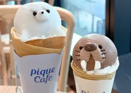 Cute Meets Delicious in Gelato Pique Cafes SEA ANIMALS Sweets Series
