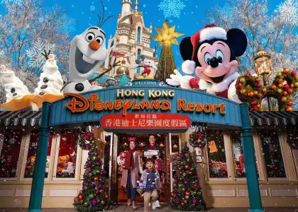 HK Disneyland Christmas