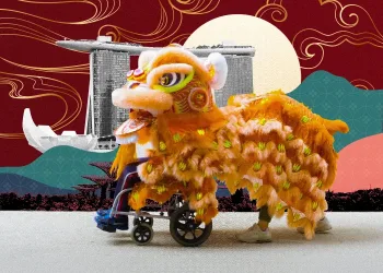 Lion Dance on Wheels