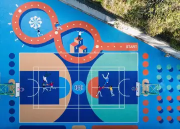 Nike Builds Sustainable Playground in Hong Kong out of Recycled Shoes