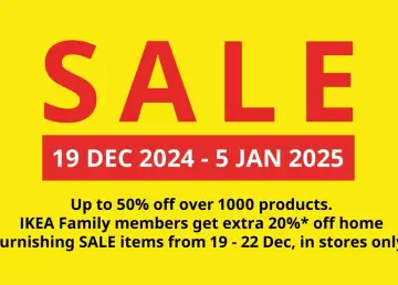 IKEA Singapore Has More than a Thousand Products on Sale this December