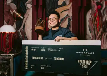 Tryson Quek Crowned World Class Bartender of the Year in Singapore