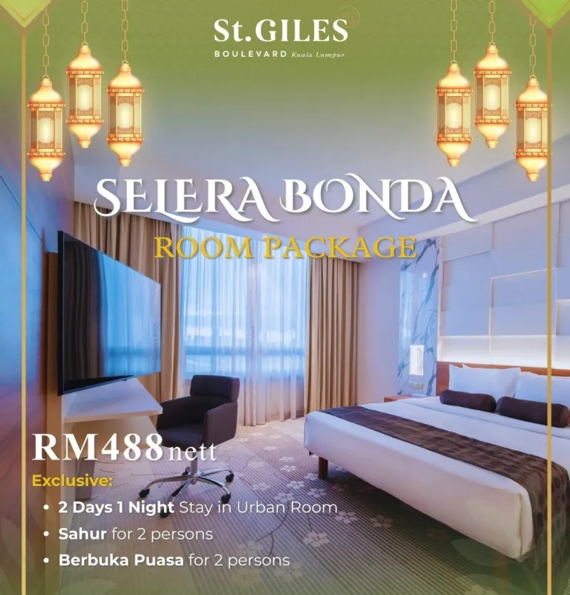 Selera Bonda Room Package at St Giles Boulevard