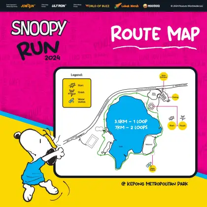 Snoopy Run Route Map