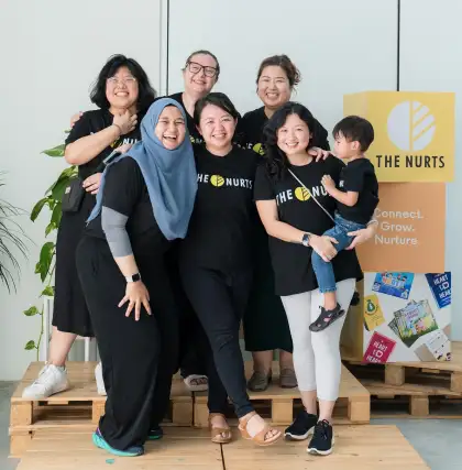 Rachel Tan With The Nurts Team at The Nurt Day 2024