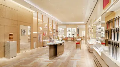 Inside the Louis Vuitton Pavilion Kuala Lumpur Boutique