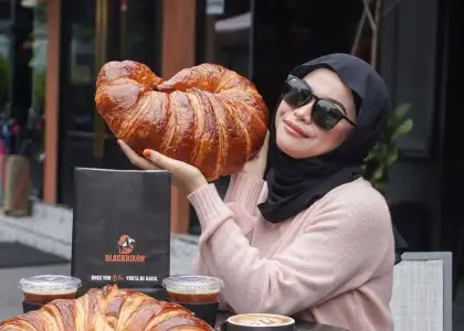 Take a Big Bite at The Giant Croissant from This Local Cafe