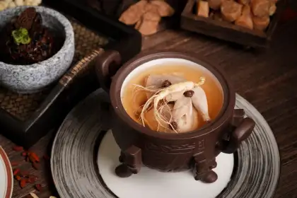 Poached Chicken with Astragalus Root at Galaxy Macau