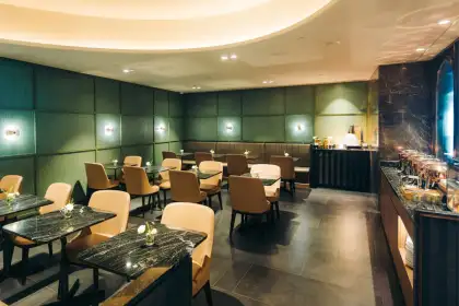 Macau International Airport Plaza Premium Lounge Dining Area