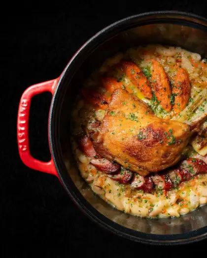 Duck Cassoulet at Le Pic Macau