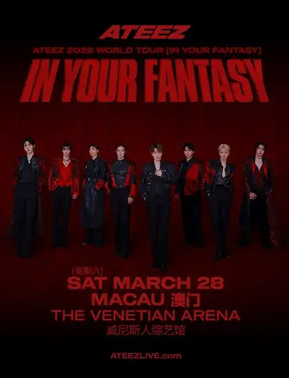 ATEEZ 2026 WORLD TOURIN MACAU