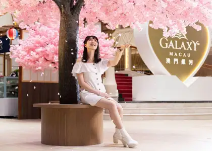 Galaxy Macau Transforms Into a Majestic Pink Paradise for Sakura Season