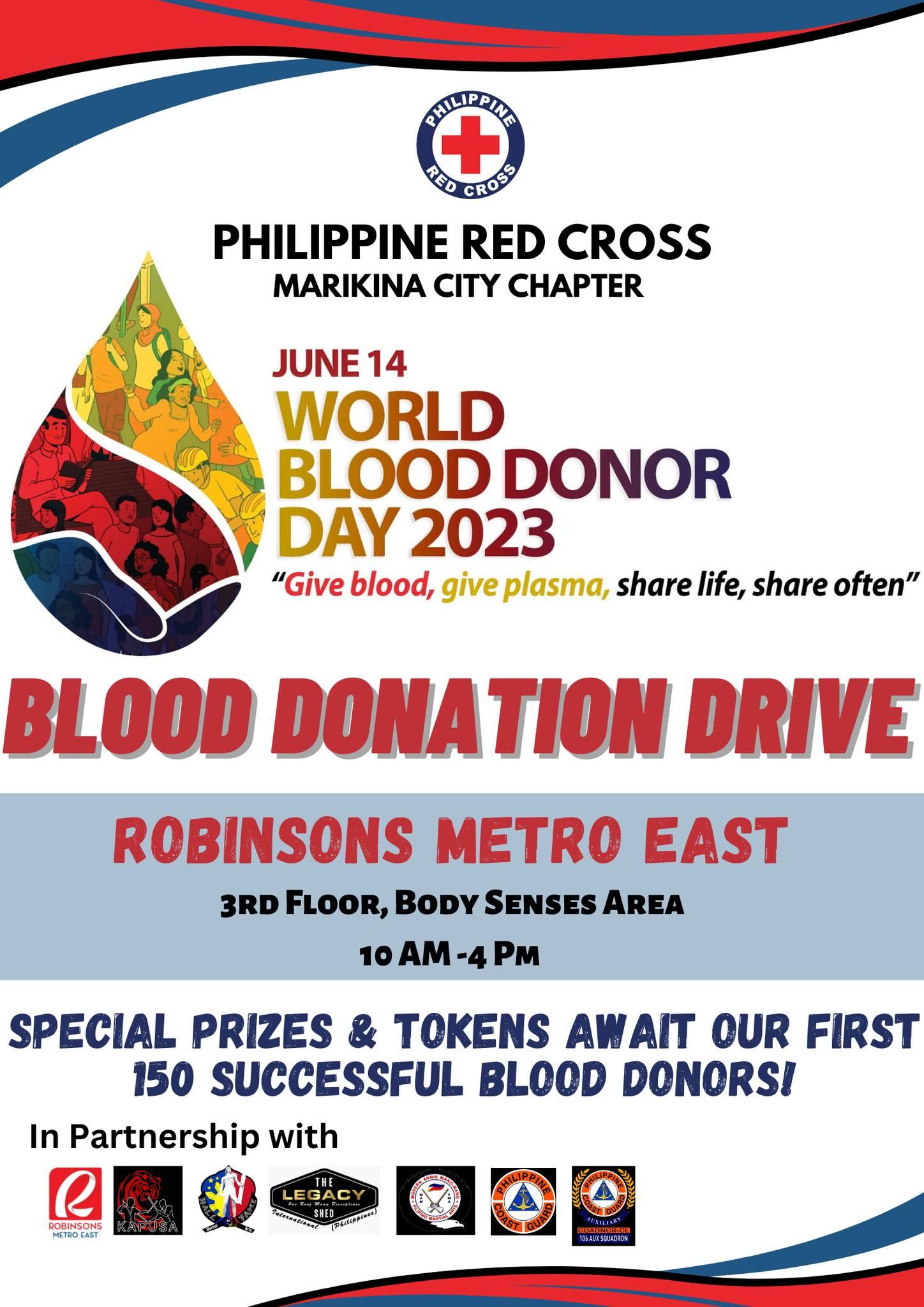 Philippine Red Cross: Mass Blood Donation Drive