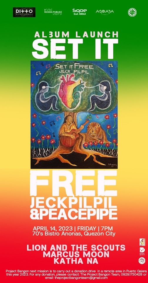 Jeck Pilpil and Peacepipe Album Launch