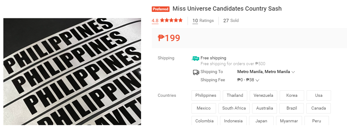 Miss Universe costume idea