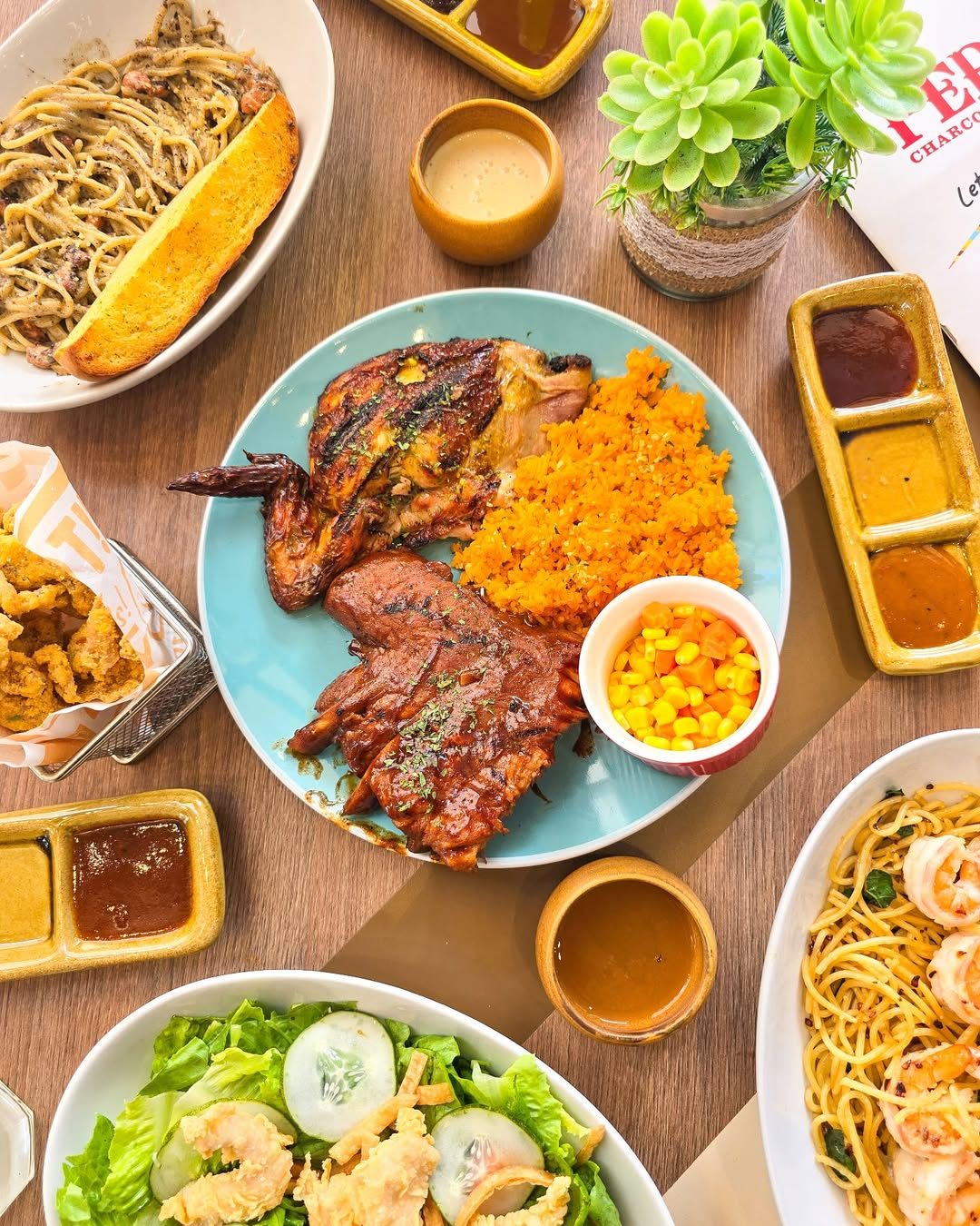 Peri Peri Charcoal Chicken Sauce Bar 2