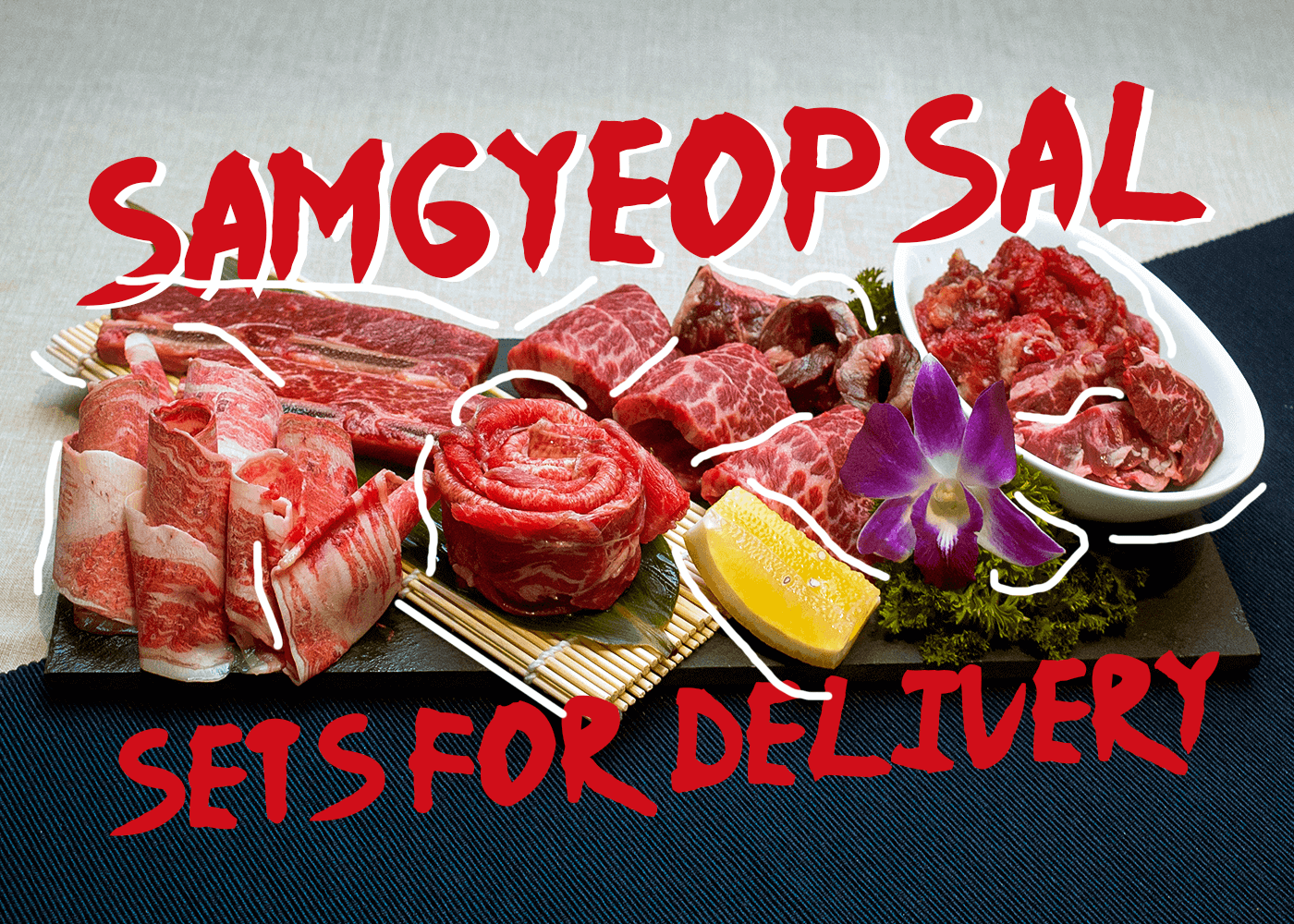 Samgyeopsal Sets for Delivery in Metro Manila for Home KBBQ