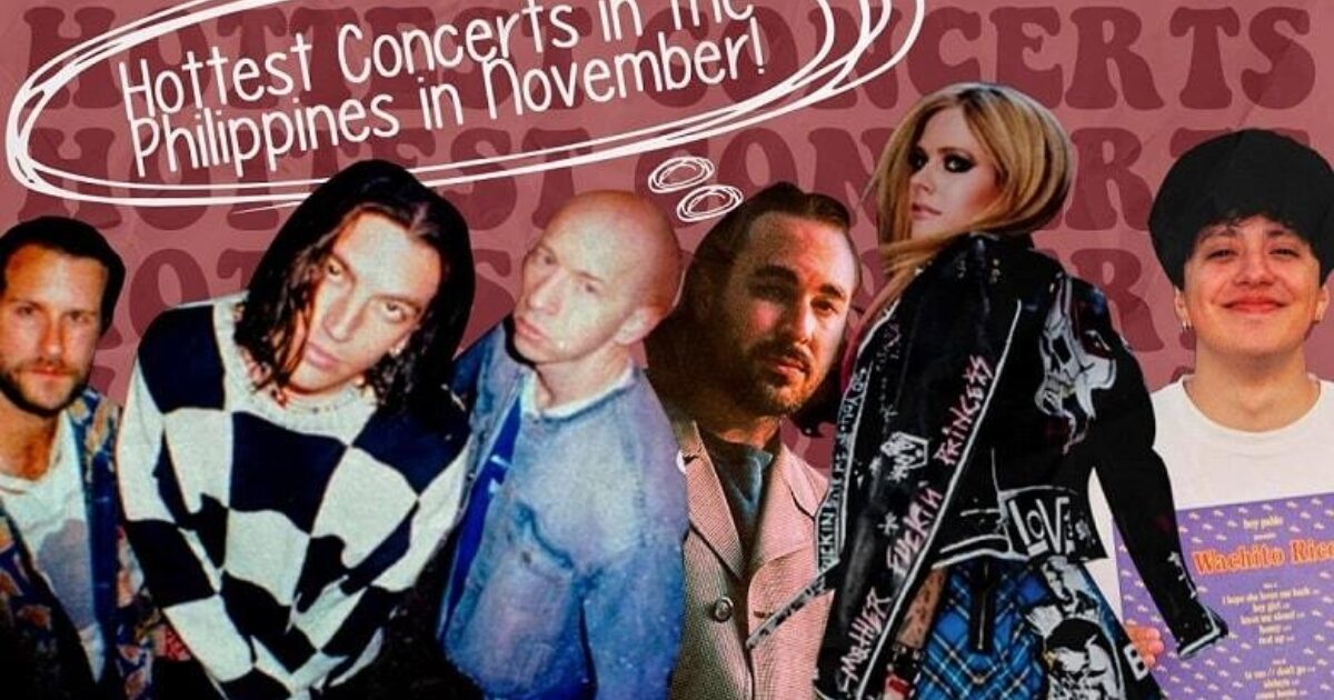 The Hottest PH Concerts Happening This November 2022