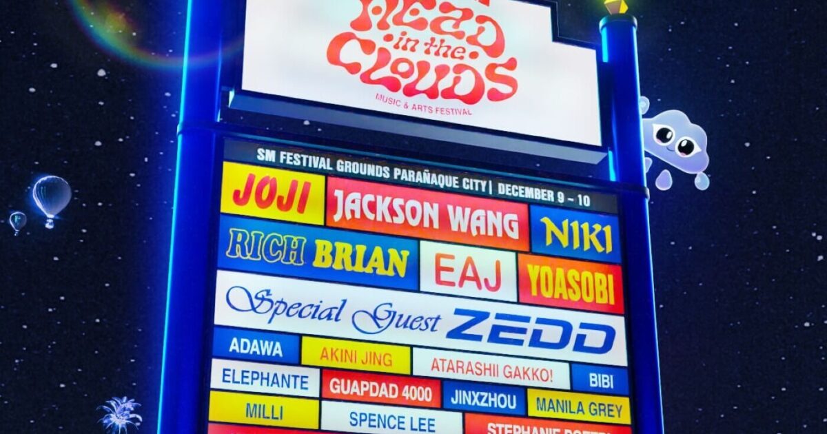 ‘Head In The Clouds’ Festival Manila Announces Artist Lineup