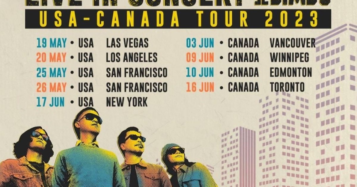 Eraserheads Announces Dates, Cities for 2023 World Tour