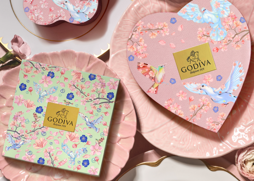 GODIVA アンリ Godiva's 2025 Spring Collection: A Vibrant Romance