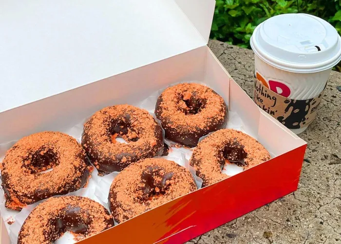 Hop on a Sugar Rush Ride With Dunkins Choco Wacko Butternut Donut Fusion