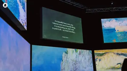 'Monet & Friends Alive' Exhibition in BGC, Main Gallery