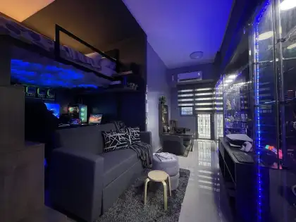 Gamer's Condo living area