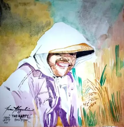 The Happy Farmer by Billy Abogadie